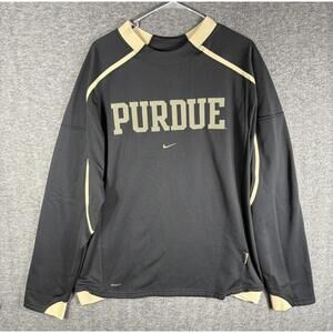 Y2K Nike Team Purdue Boilermakers Long Sleeve Sweatshirt Pullover Men’s Medium